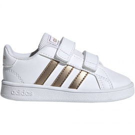 Sko adidas Grand Court I Jr EF0116 hvid