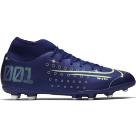 Nike Mercurial Superfly 7 Club Mds FG / MG M BQ5463 401 fodboldsko marine blå blå