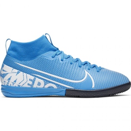 Nike Mercurial Superfly 7 Academy Ic Jr AT8135 414 fodboldsko flerfarvet blå