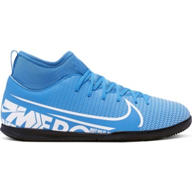 Nike Mercurial Superfly 7 Club Ic Jr AT8153 414 fodboldsko flerfarvet blå