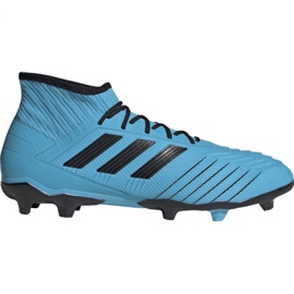 Adidas Predator 19.2 Fg M F35604 fodboldstøvler flerfarvet blå