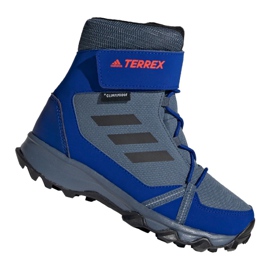 Adidas Terrex Snow Cf Cp Cw Jr G26579 sko blå flerfarvet