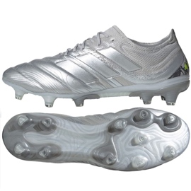 Adidas Copa 20.1 Fg M EF8316 fodboldstøvler rød sølv