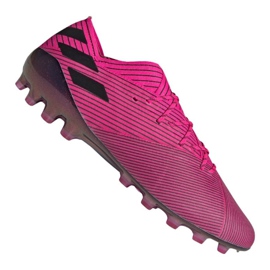 Adidas Nemeziz 19.1 Ag Fg M FU7033 fodboldstøvler lyserød lyserød