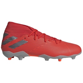 Adidas Nemeziz 19.3 Fg M F34389 fodboldstøvler flerfarvet rød