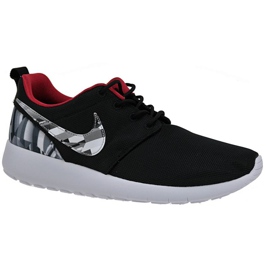 Nike Roshe One Print Gs W 677782-012 sko sort