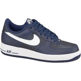 Nike Air Force 1 '07 M 488298-436 sko marine blå