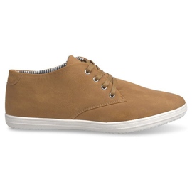 Moderigtige høje sneakers 3232 Camel brun