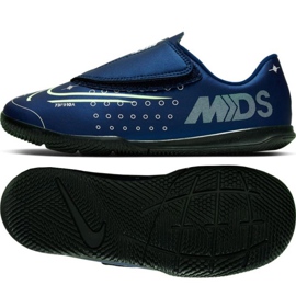 Indendørs sko Nike Mercurial Vapor 13 Club Mds Ic PS (V) Jr CJ1176-401 marineblå marineblå