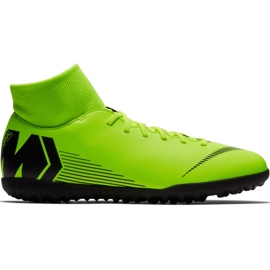 Nike Mercurial Superfly 6 Club Tf M AH7372 701 fodboldsko flerfarvet grøn