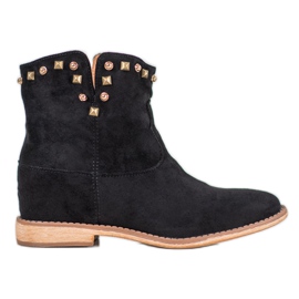 Bella Paris Cowboystøvler med jetfly sort