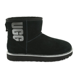 Ugg Classic Mini Ugg Rubber Logo W 1110087-BMT Sko sort grå