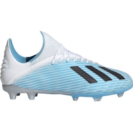 Adidas X 19.1 Fg Jr F35684 fodboldstøvler flerfarvet blå