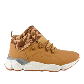 F33-3 brune isolerede sneakers