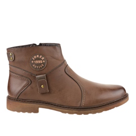 Brune slip-on sko A20182-5