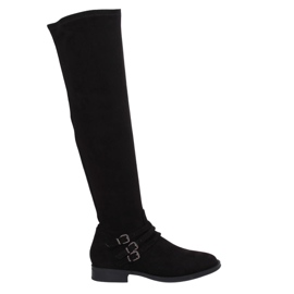 Sort ruskind støvler K1807811 Negro