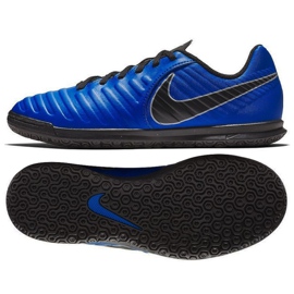 Nike Tiempo Legend 7 Club Ic Jr AH7260 400 fodboldsko marine blå blå