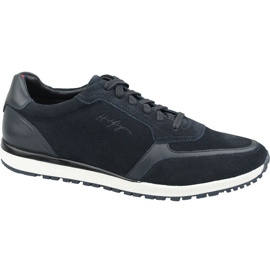 Sko Tommy Hilfiger Premium Suede Runner M FM0FM02551 Cki marine blå