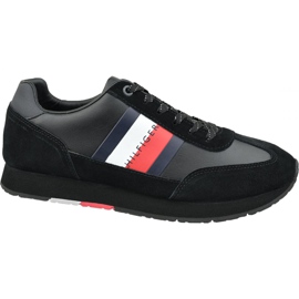 Sko Tommy Hilfiger Corporate Leather Flag Runner M FM0FM02380 990 sort