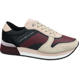 Tommy Hilfiger Active City Sneaker W FW0FW04304 674 sko rød flerfarvet
