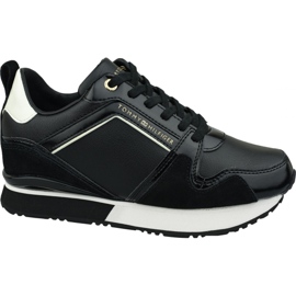 Tommy Hilfiger Leather Wedge Sneaker W FW0FW04420 990 sort