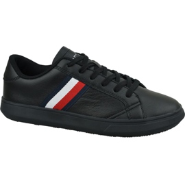 Sko Tommy Hilfiger Essential Leather Cupsole M FM0FM02388 Bds sort