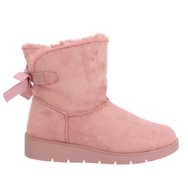 Lyserøde damestøvler A-3 Pink