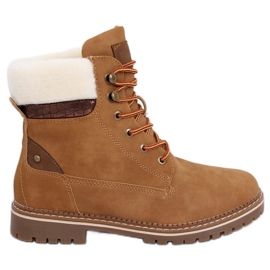 Tømmerstøvler camel 185-PA Camel brun