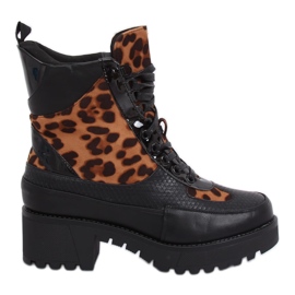 Højsålesko NS067 Leopard sort