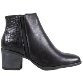 Super Me Varme Snake Print støvler sort