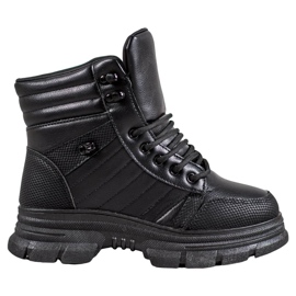 SHELOVET Varme sneakers sort