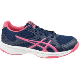 Asics Upcourt 3 W 1072A012-407 volleyballsko gul marine blå