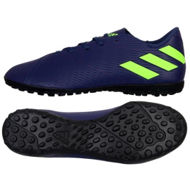Adidas Nemeziz Messi 19.4 Tf M EF1805 sko marine blå marine blå
