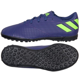 Adidas Nemeziz Messi 19.4 Tf Jr EF1818 sko marine blå marine blå