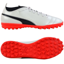 Puma One 17.4 Tt M 104078 01 fodboldstøvler hvid hvid