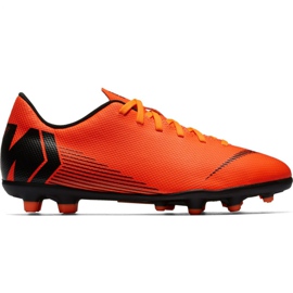 Nike Mercurial Vapor 12 Club Mg Jr AH7350-810 fodboldsko orange orange