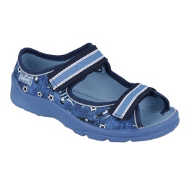 Befado Børns sandaler til velcro 969x141 blå