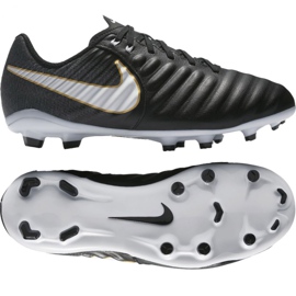 Nike Tiempo Iv Fg Jr 897725-002 fodboldsko sort sort
