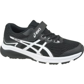 Løbesko Asics GT-1000 8 Ps Jr 1014A067-001 hvid sort