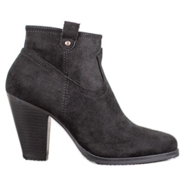 Ideal Shoes Casual sorte støvler