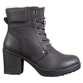 J. Star Casual støvler med slips sort