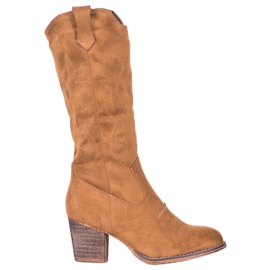 Abloom Cowboy støvler brun