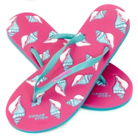 Aqua-Speed ​​Napoli W 40869-40875 flip-flops blå lyserød