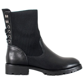 SDS Slip-on støvler sort
