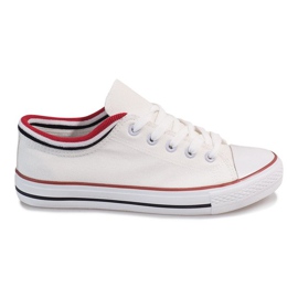 Creme sneakers B82-4 flerfarvet