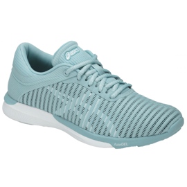 Asics FuzeX Rush Adapt W T885N-1401 sko blå
