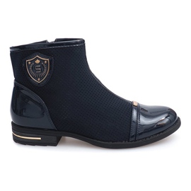 Elegante støvler, sko 1956 Navy marine blå