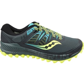 Saucony Peregrine Iso M S20483-37 sko sort flerfarvet