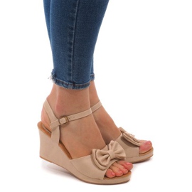 Kile sandaler WF-61 Beige sort