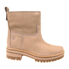 Timberland Courmayeur Valley varmforet støvle W A257H beige